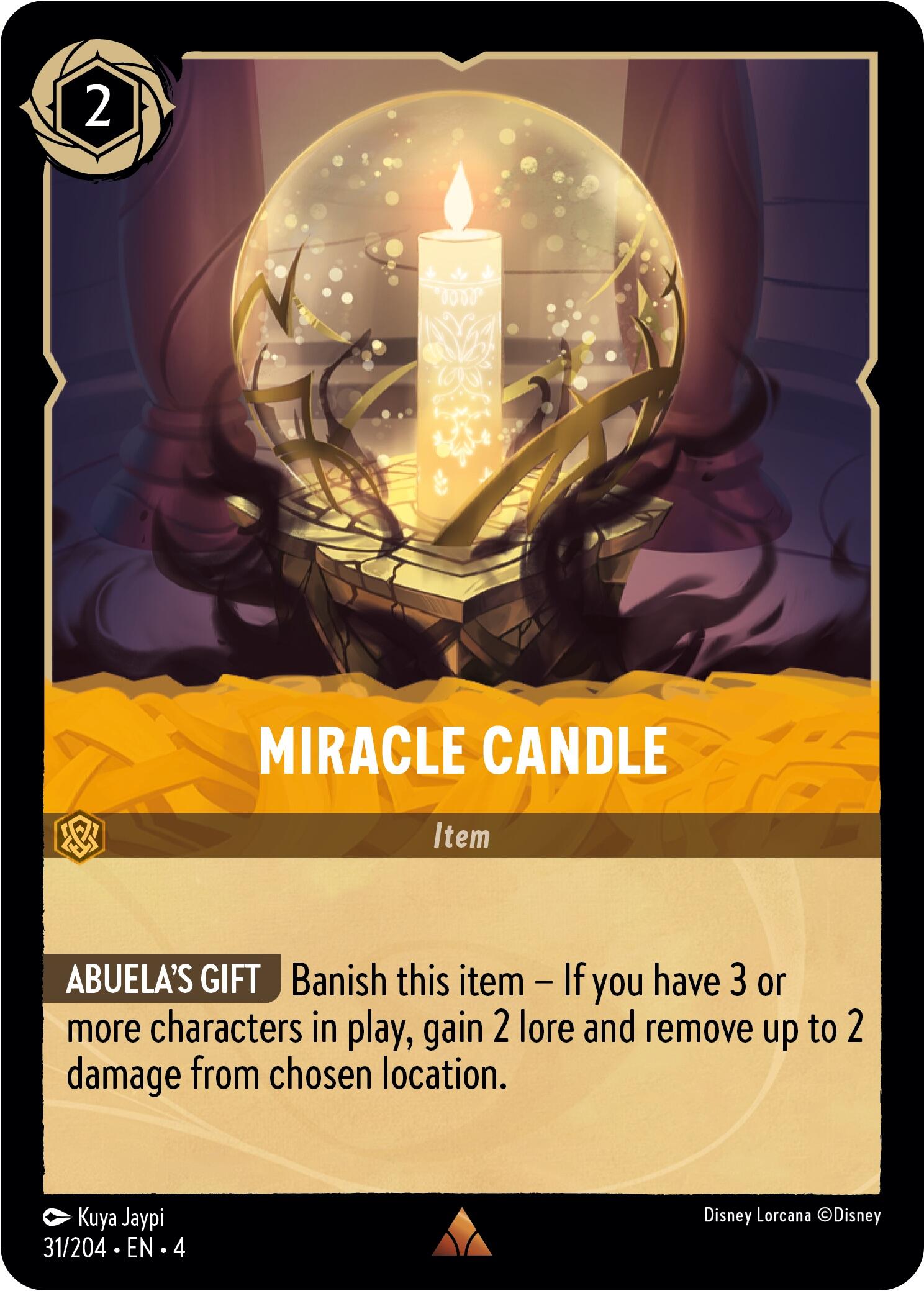 Miracle Candle (31/204) [Ursula's Return] | Arkham Games and Comics