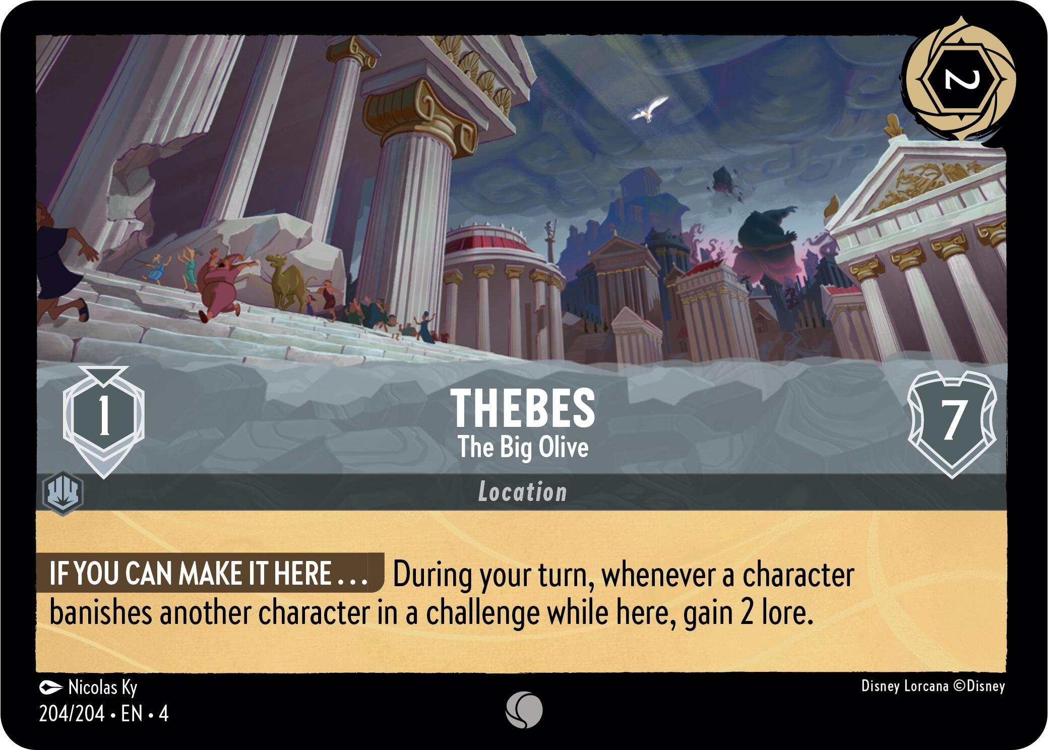 Thebes - The Big Olive (204/204) [Ursula's Return] | Arkham Games and Comics