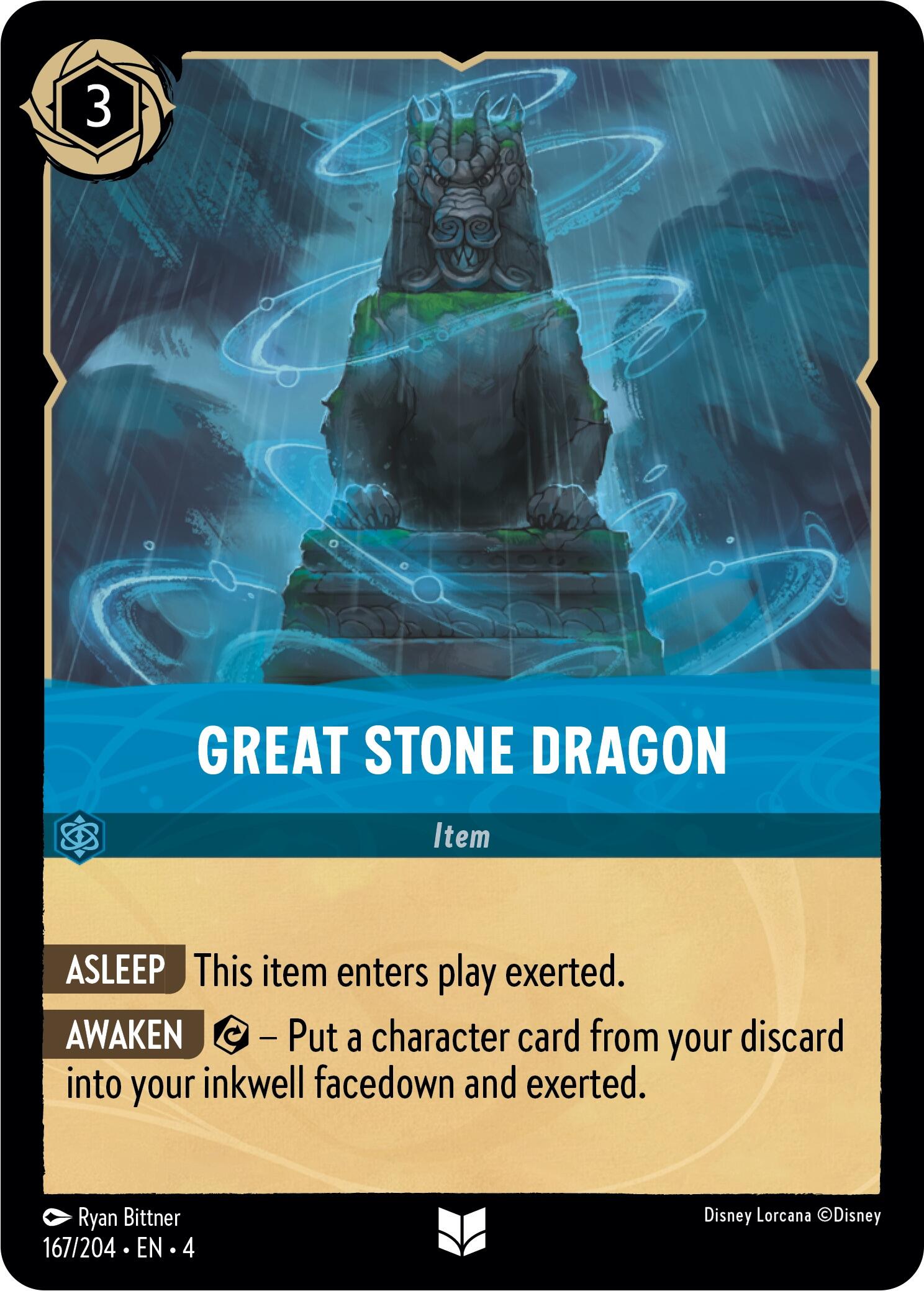 Great Stone Dragon (167/204) [Ursula's Return] | Arkham Games and Comics