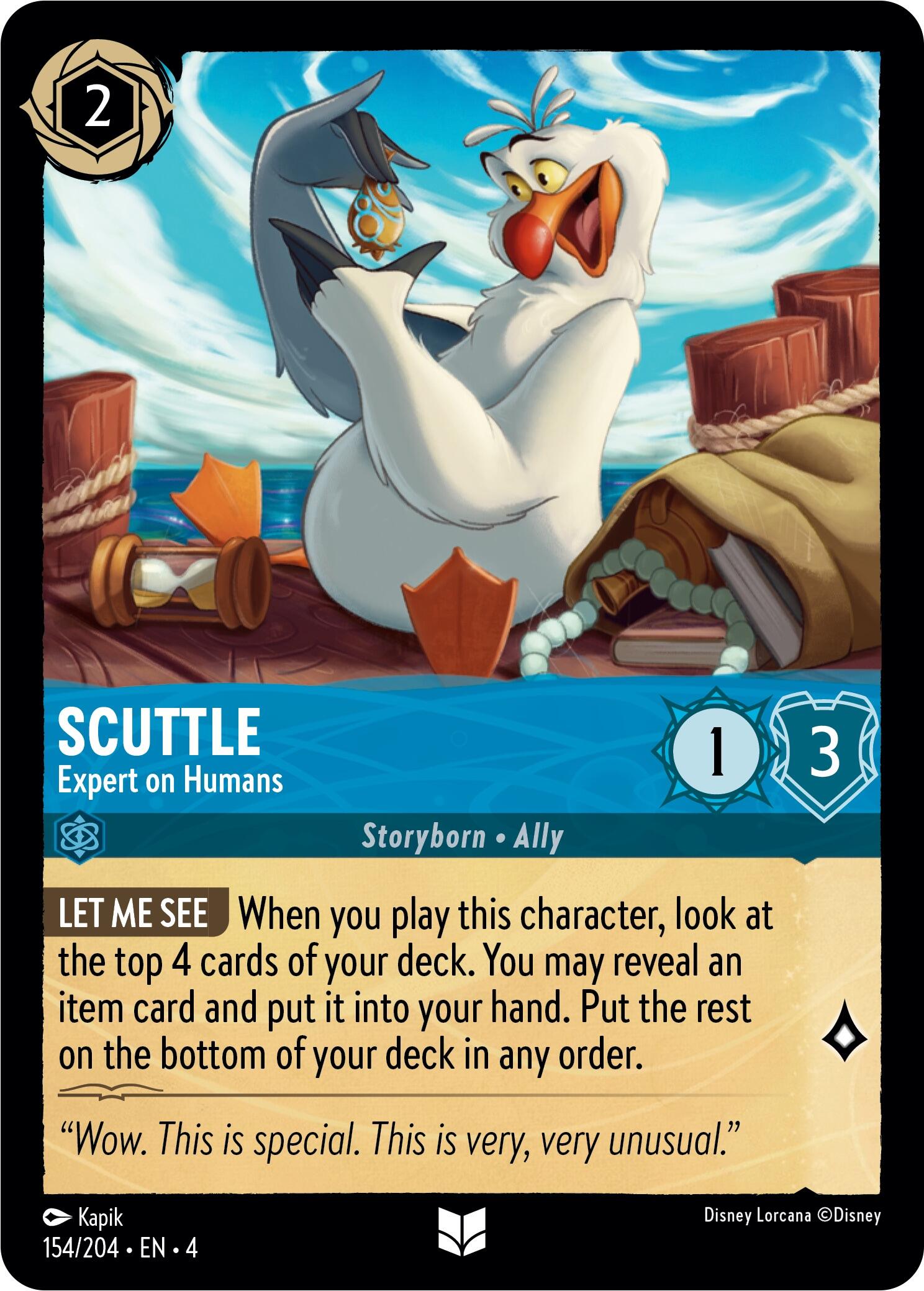 Scuttle - Expert on Humans (154/204) [Ursula's Return] | Arkham Games and Comics