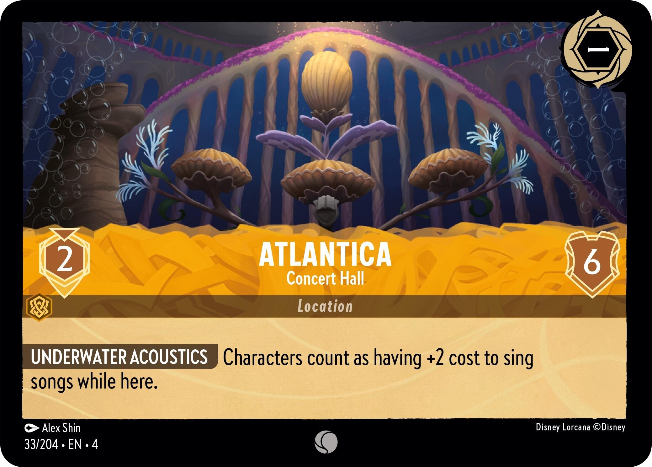 Atlantica - Concert Hall (33/204) [Ursula's Return] | Arkham Games and Comics
