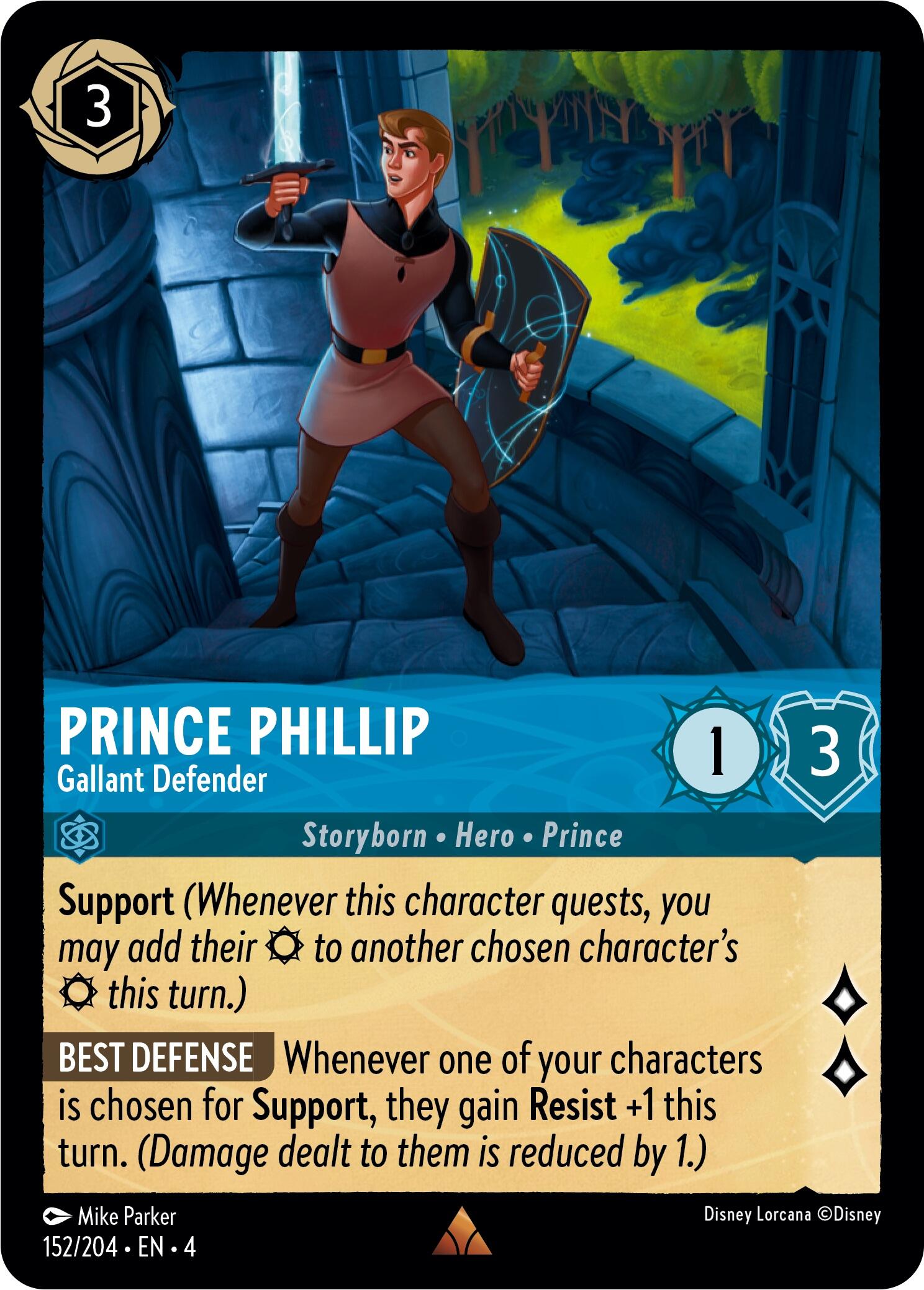 Prince Phillip - Gallant Defender (152/204) [Ursula's Return] | Arkham Games and Comics