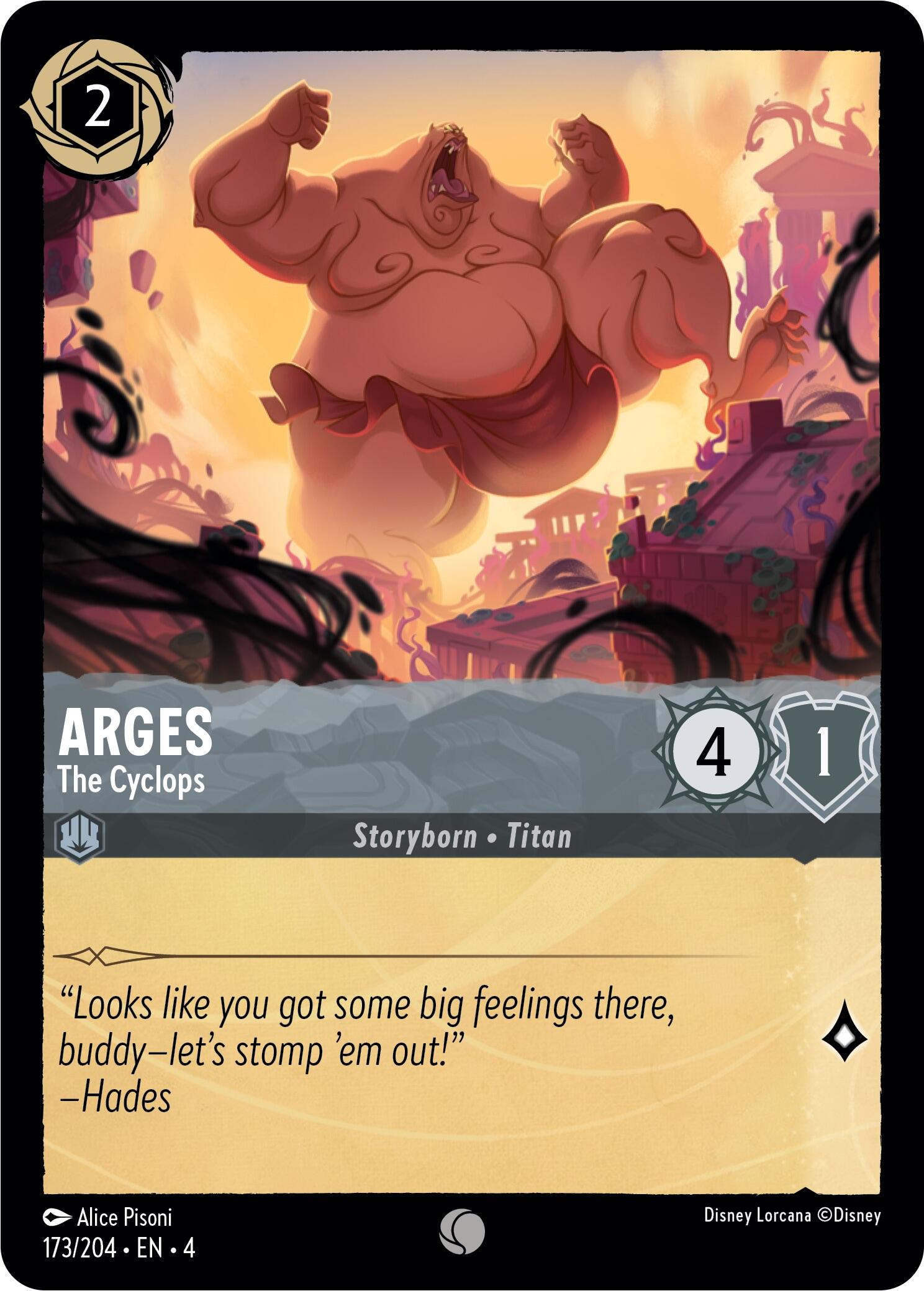 Arges - The Cyclops (173/204) [Ursula's Return] | Arkham Games and Comics