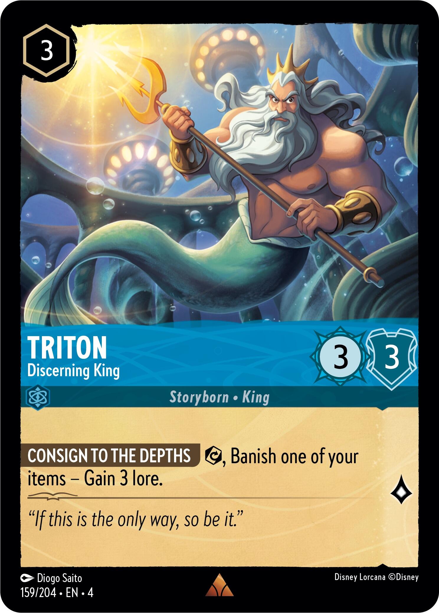 Triton - Discerning King (159/204) [Ursula's Return] | Arkham Games and Comics