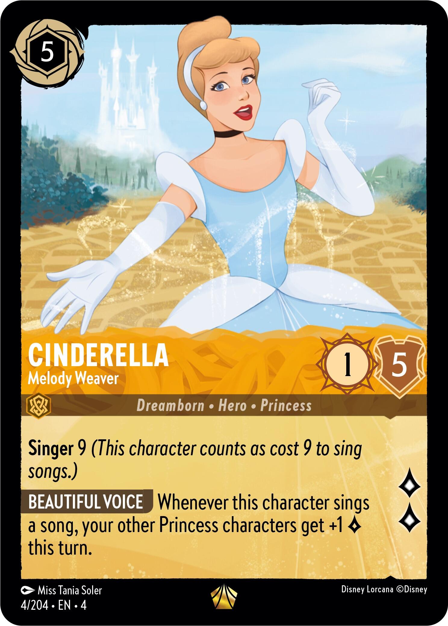 Cinderella - Melody Weaver (4/204) [Ursula's Return] | Arkham Games and Comics