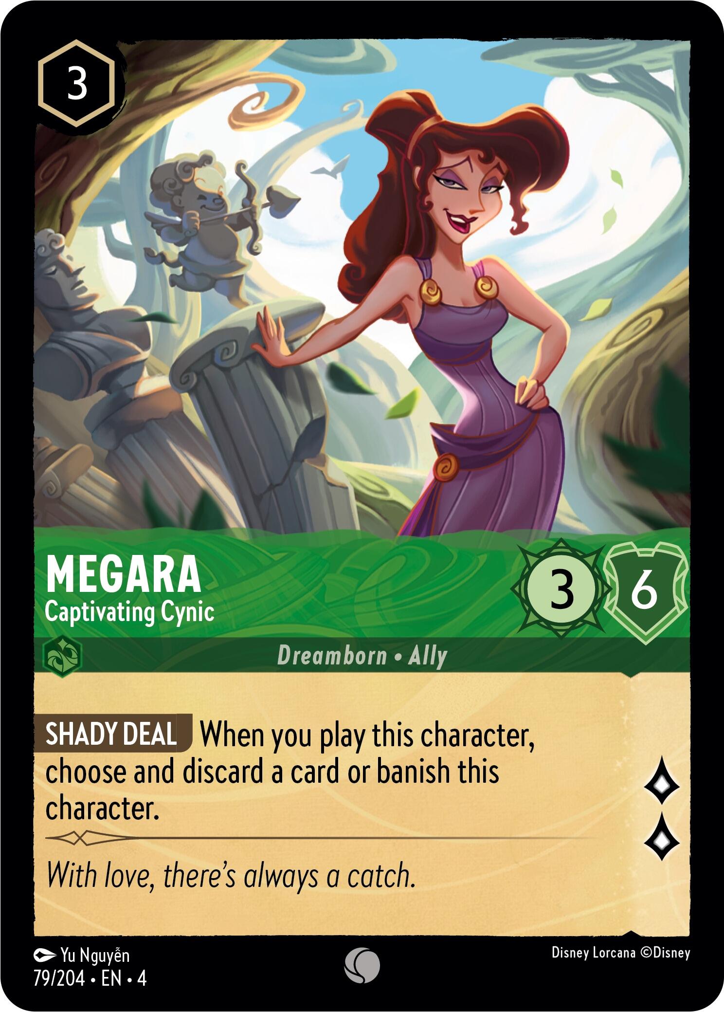 Megara - Captivating Cynic (79/204) [Ursula's Return] | Arkham Games and Comics