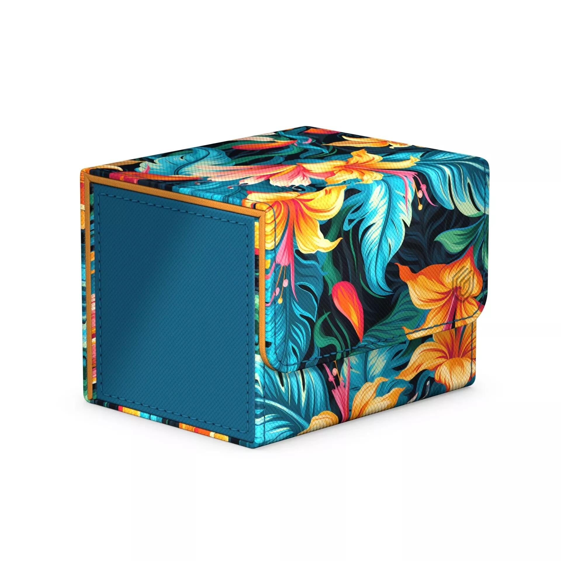 Sidewinder 100plus Floral Places Deck Box Tulum Blue | Arkham Games and Comics