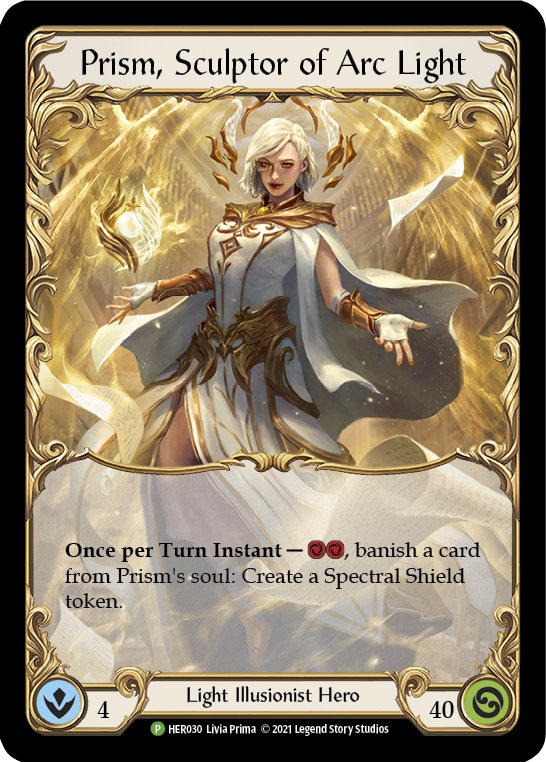 Prism, Sculptor of Arc Light [HER030] (Promo)  Cold Foil | Arkham Games and Comics