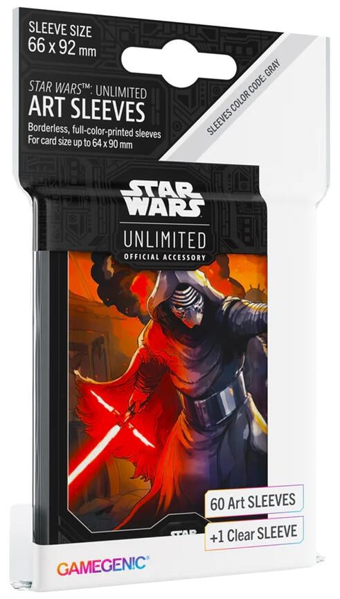 Star Wars Unlimited Art Sleeves Kylo Ren | Arkham Games and Comics