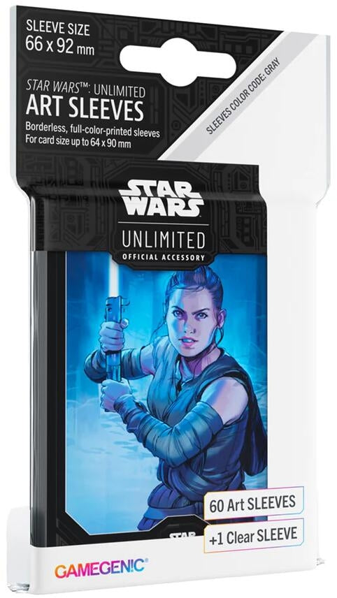 Star Wars Unlimited Art Sleeves Rey | Arkham Games and Comics