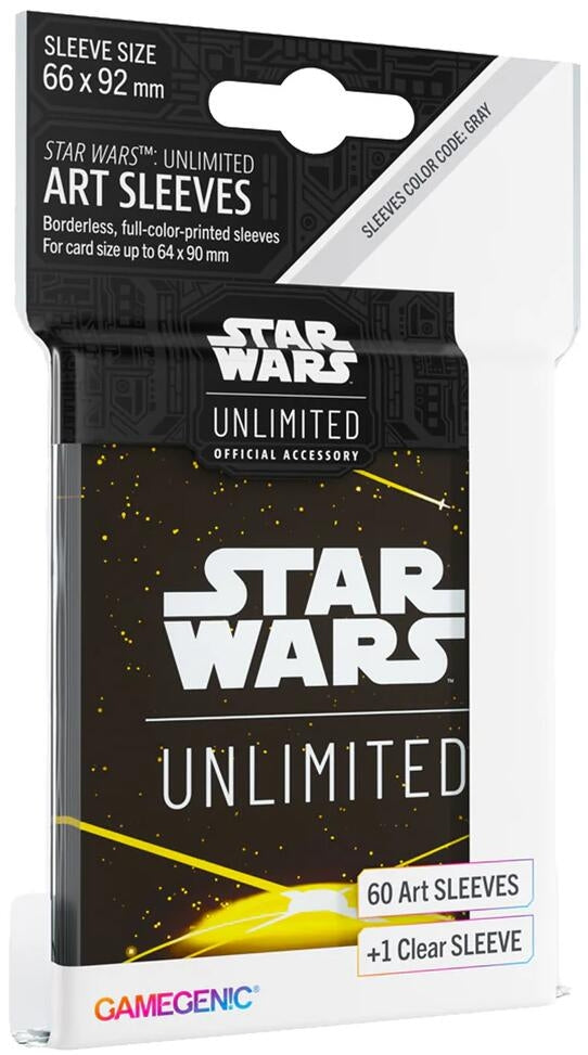 Star Wars Unlimited Art Sleeves Card Back Yellow | Arkham Games and Comics