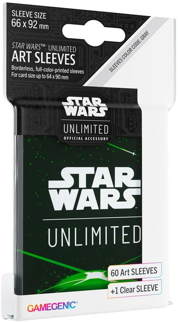 Star Wars Unlimited Art Sleeves Card Back Green | Arkham Games and Comics