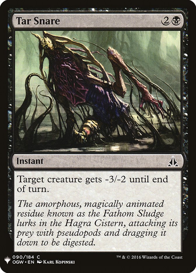 Tar Snare [Mystery Booster] | Arkham Games and Comics