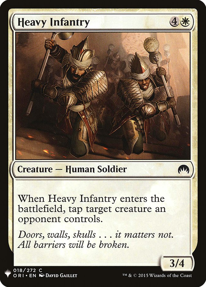 Heavy Infantry [Mystery Booster] | Arkham Games and Comics