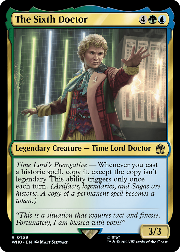 The Sixth Doctor [Doctor Who] | Arkham Games and Comics