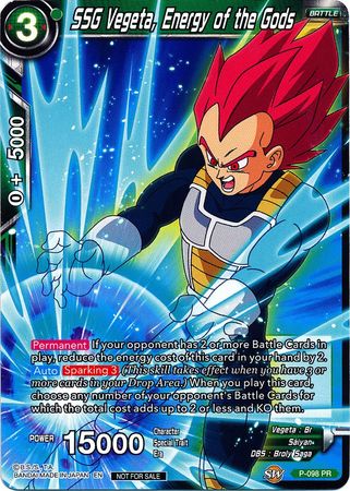 SSG Vegeta, Energy of the Gods (P-098) [Promotion Cards] | Arkham Games and Comics