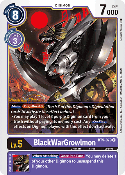 BlackWarGrowlmon [BT5-079] [Battle of Omni] | Arkham Games and Comics