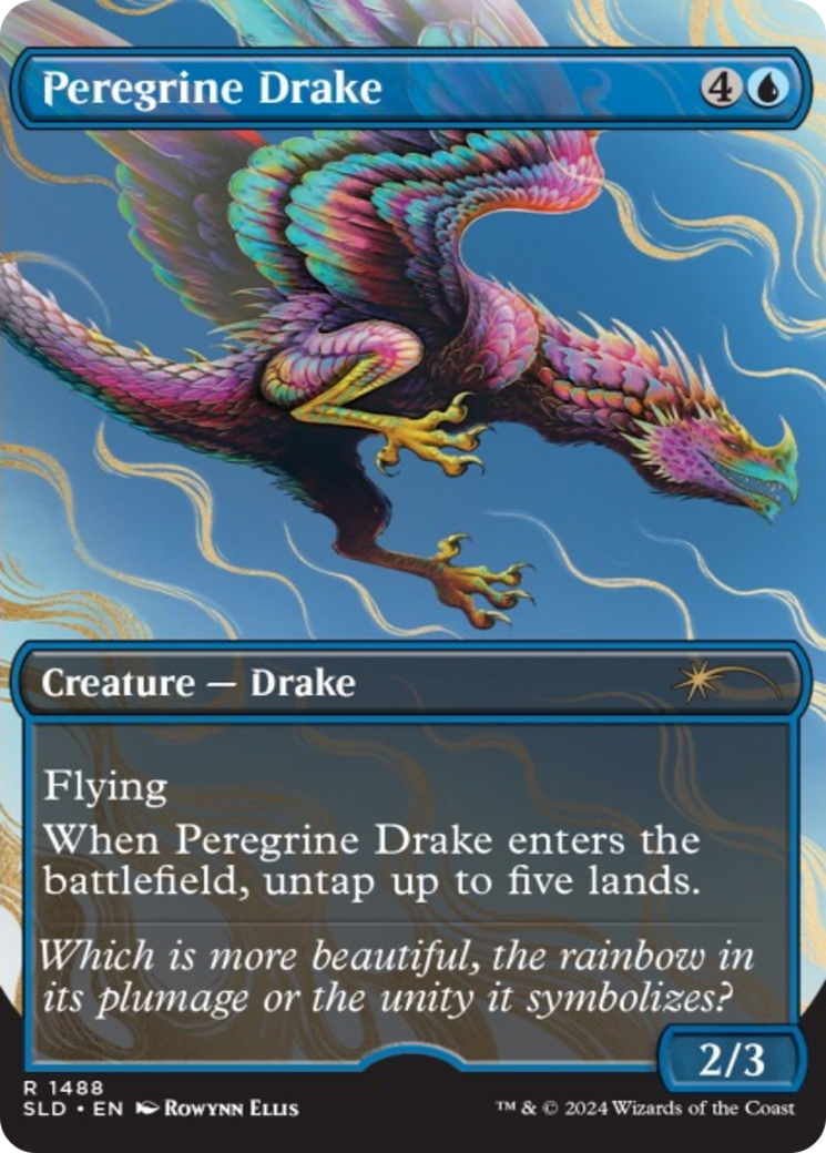 Peregrine Drake (Rainbow Foil) [Secret Lair Drop Series] | Arkham Games and Comics