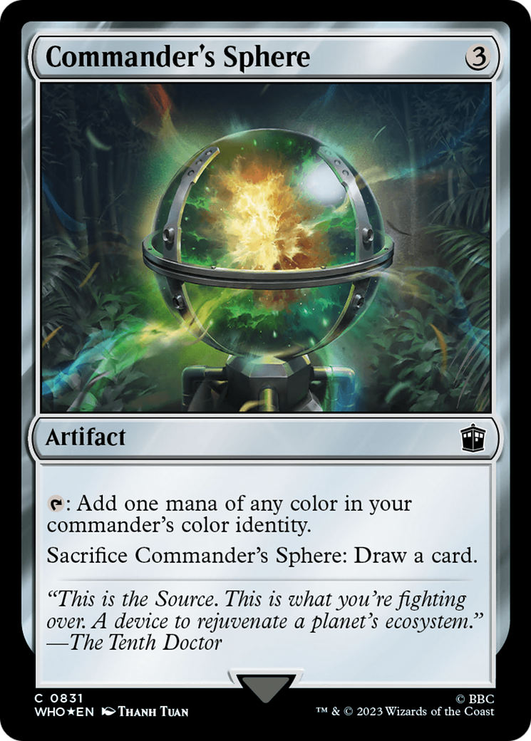 Commander's Sphere (Surge Foil) [Doctor Who] | Arkham Games and Comics