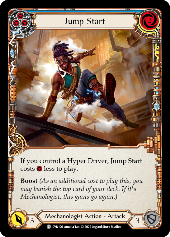 Jump Start (Blue) [DYN106] (Dynasty)  Rainbow Foil | Arkham Games and Comics