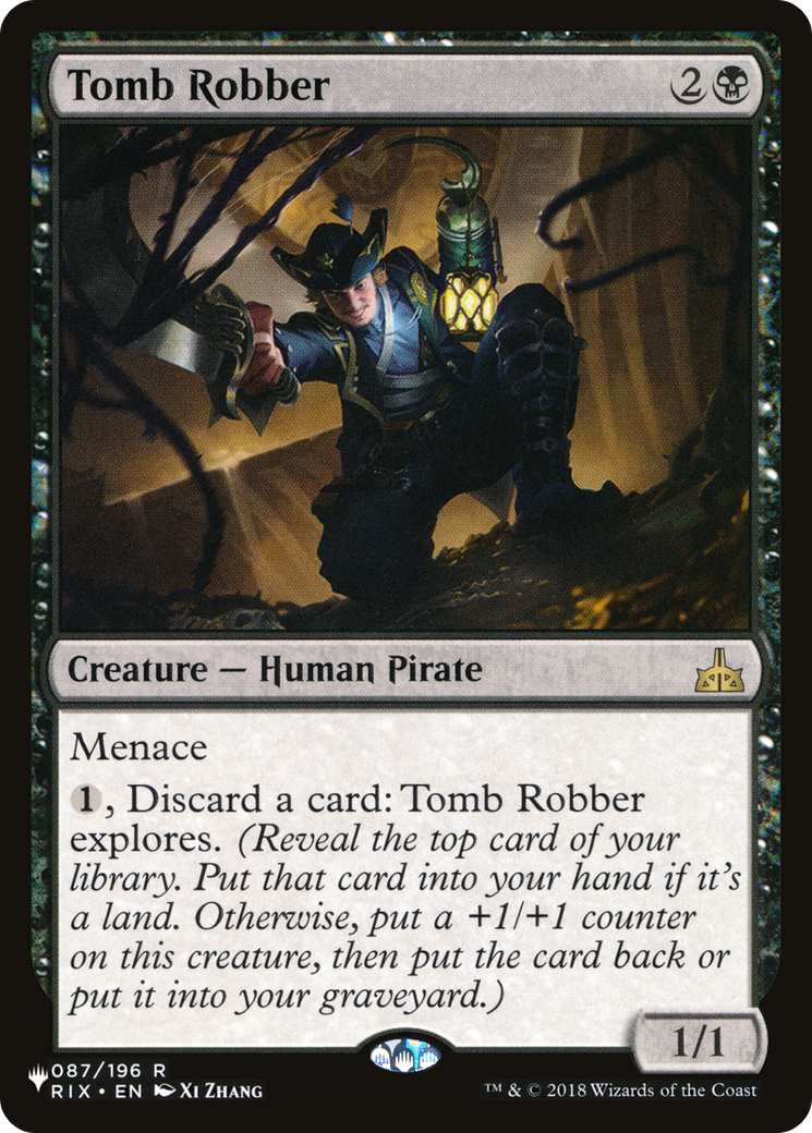 Tomb Robber [The List] | Arkham Games and Comics