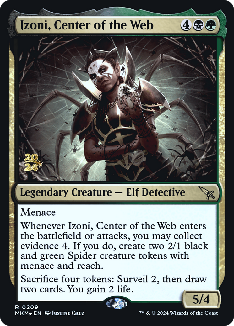 Izoni, Center of the Web [Murders at Karlov Manor Prerelease Promos] | Arkham Games and Comics