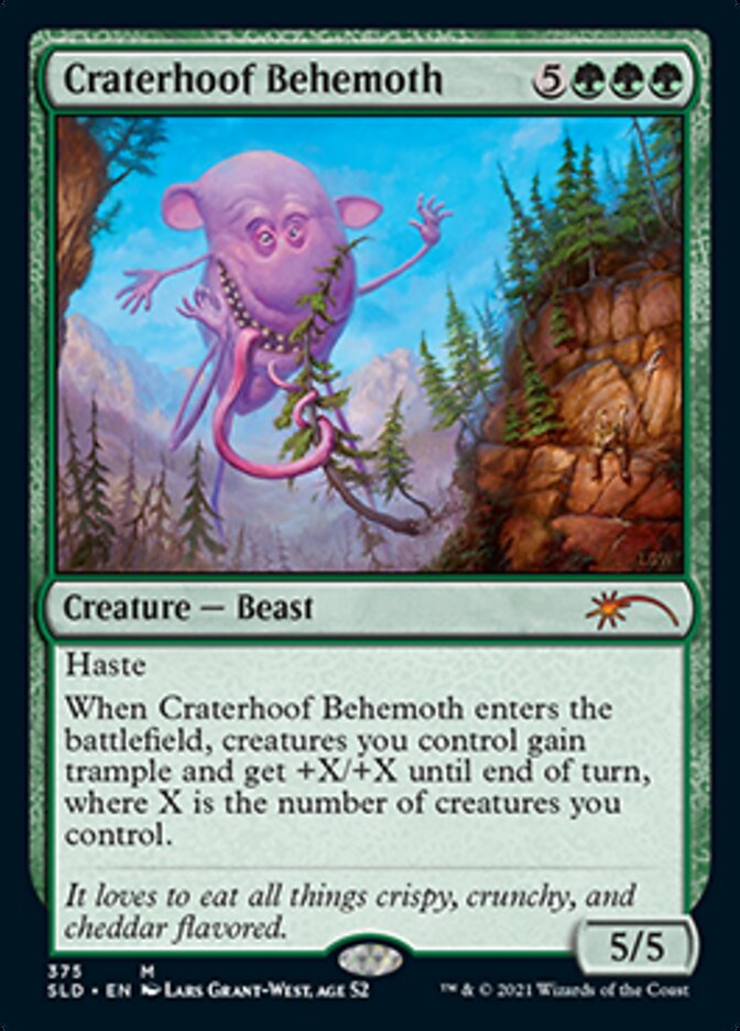 Craterhoof Behemoth (375) [Secret Lair Drop Series] | Arkham Games and Comics