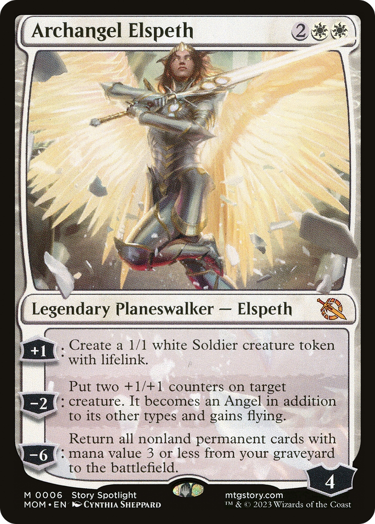 Archangel Elspeth [March of the Machine] | Arkham Games and Comics