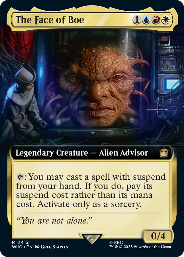 The Face of Boe (Extended Art) [Doctor Who] | Arkham Games and Comics