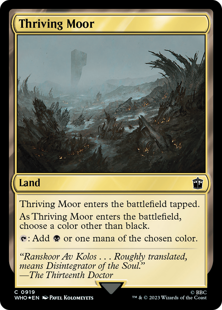 Thriving Moor (Surge Foil) [Doctor Who] | Arkham Games and Comics