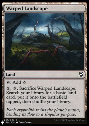 Warped Landscape [The List] | Arkham Games and Comics