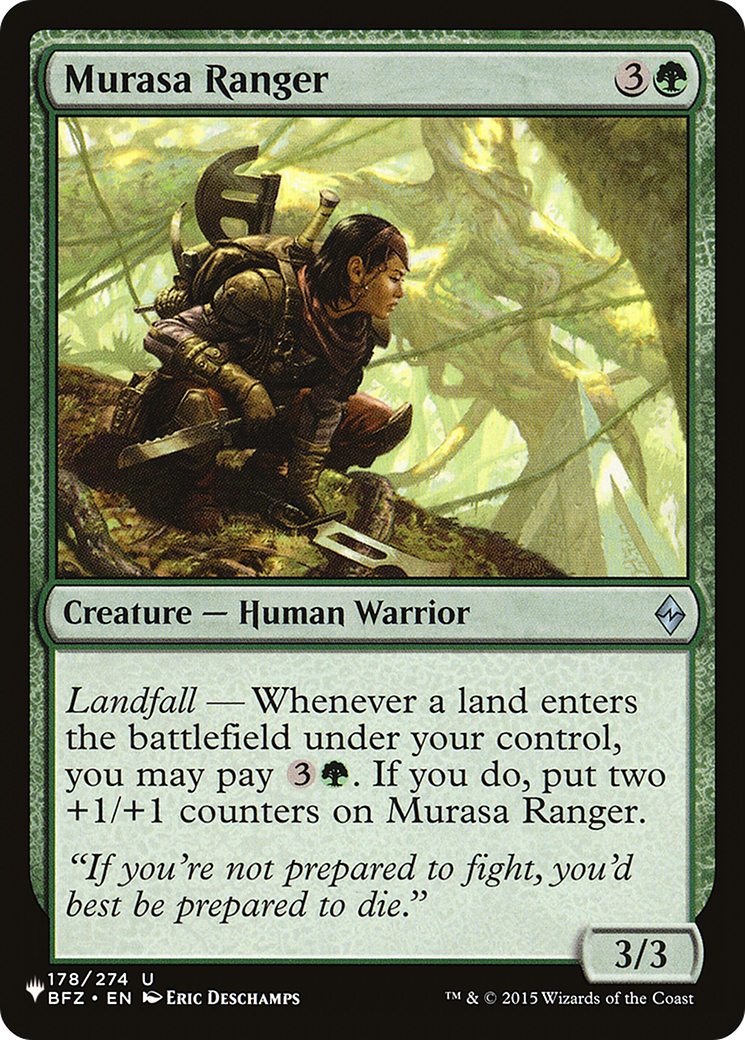 Murasa Ranger [The List] | Arkham Games and Comics