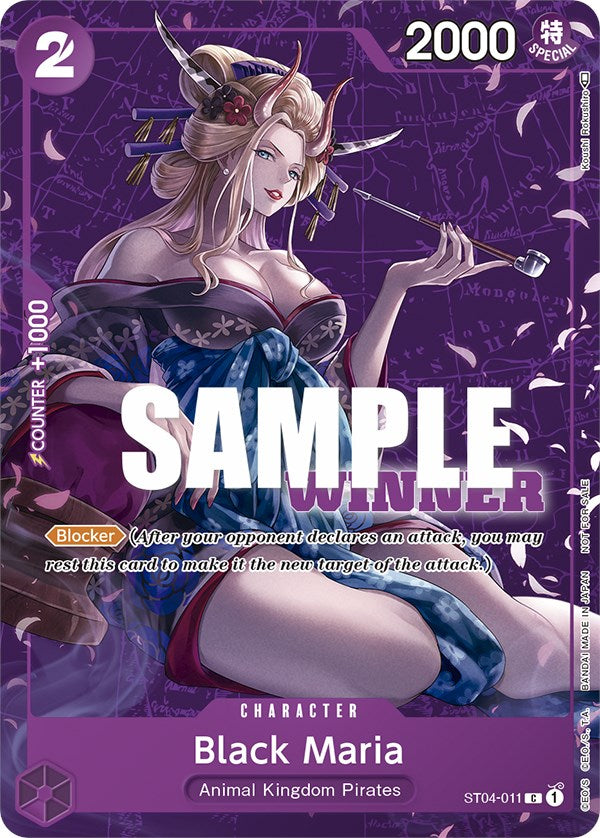 Black Maria (Tournament Pack Vol. 2) [Winner] [One Piece Promotion Cards] | Arkham Games and Comics