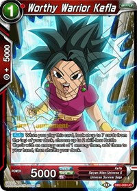 Worthy Warrior Kefla (Divine Multiverse Draft Tournament) (DB2-009) [Tournament Promotion Cards] | Arkham Games and Comics