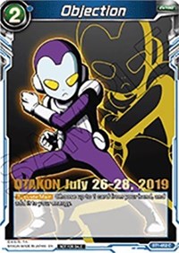 Objection (OTAKON 2019) (BT1-052_PR) [Promotion Cards] | Arkham Games and Comics