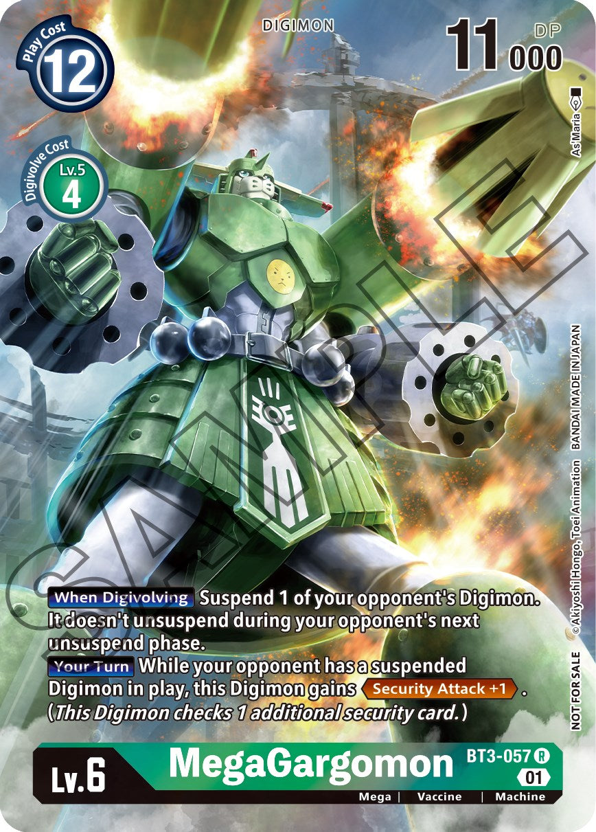 MegaGargomon [BT3-057] (Tamer's Card Set 1) [Release Special Booster Promos] | Arkham Games and Comics