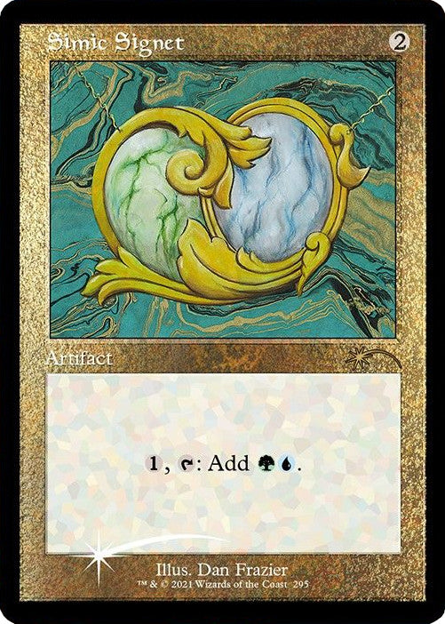 Simic Signet (Retro) (Foil Etched) [Secret Lair Drop Series] | Arkham Games and Comics