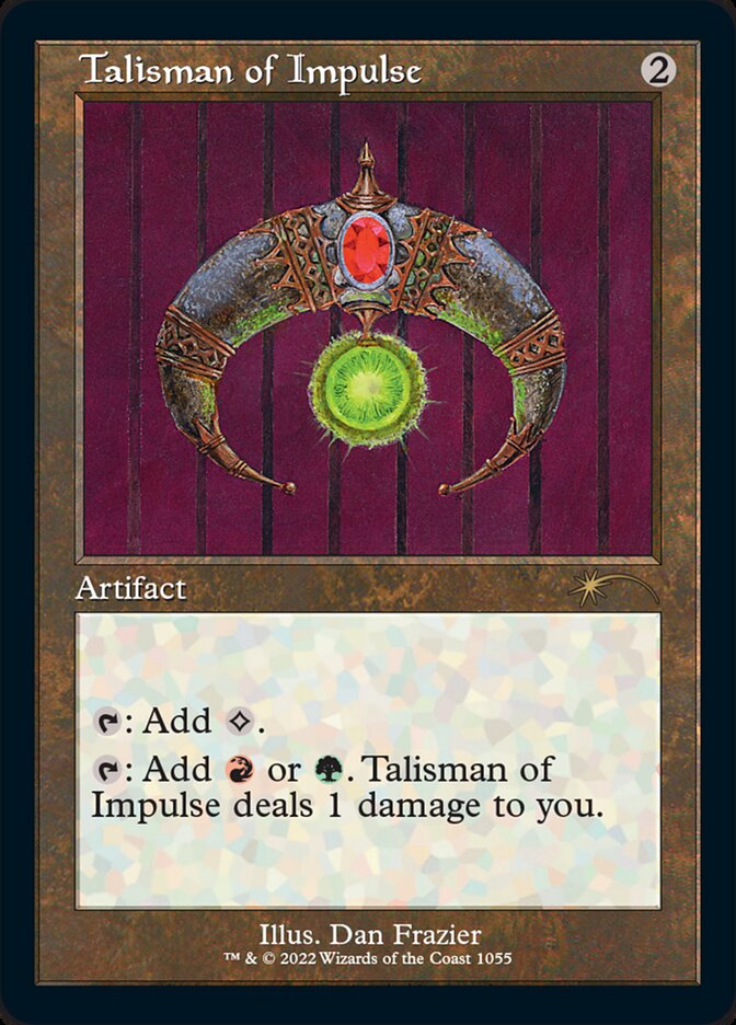 Talisman of Impulse (Foil Etched) [Secret Lair Drop Series] | Arkham Games and Comics