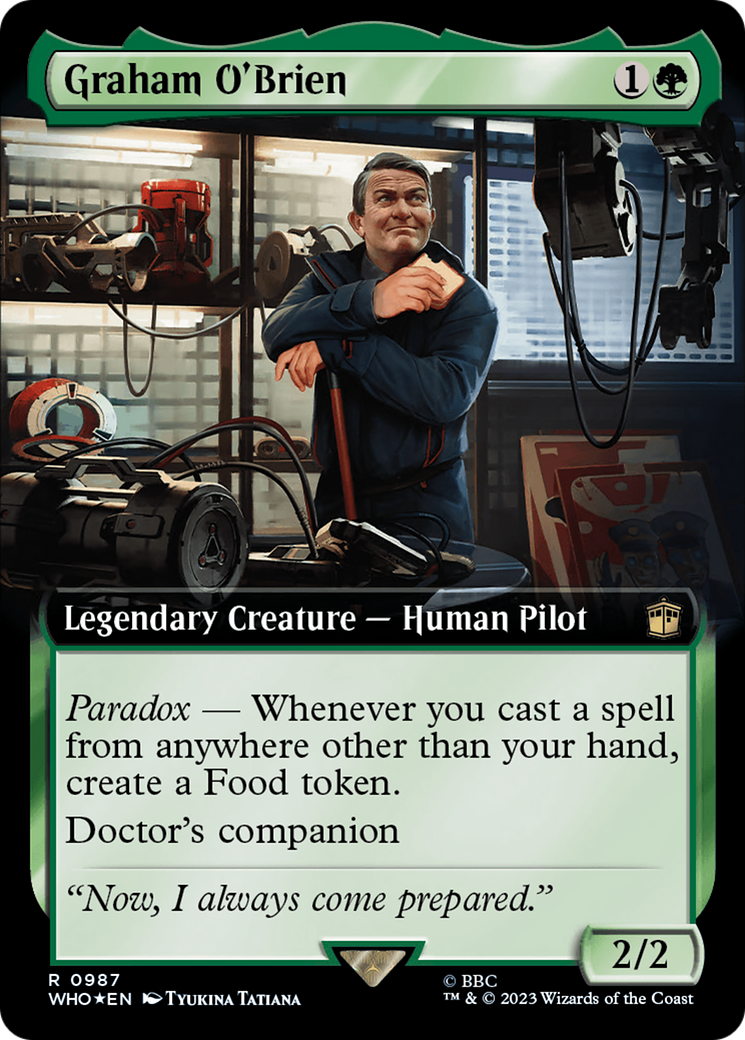 Graham O'Brien (Extended Art) (Surge Foil) [Doctor Who] | Arkham Games and Comics