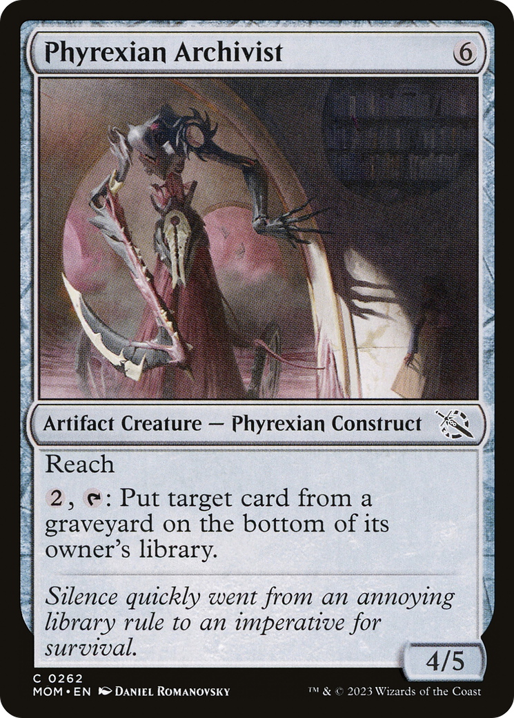 Phyrexian Archivist [March of the Machine] | Arkham Games and Comics