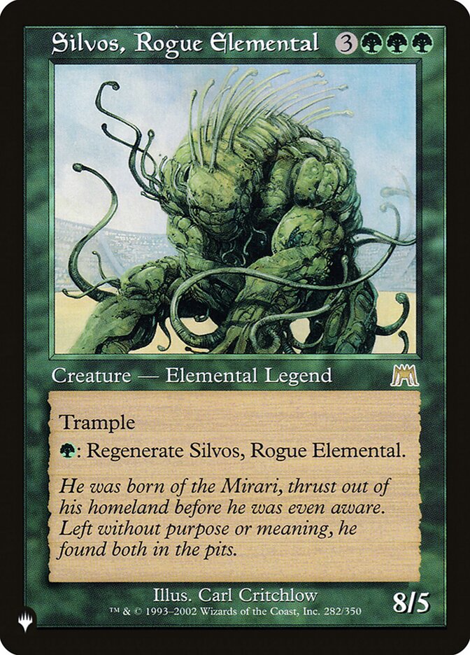 Silvos, Rogue Elemental [The List] | Arkham Games and Comics