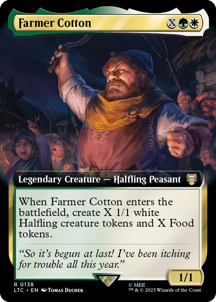 Farmer Cotton (Extended Art) [The Lord of the Rings: Tales of Middle-Earth Commander] | Arkham Games and Comics