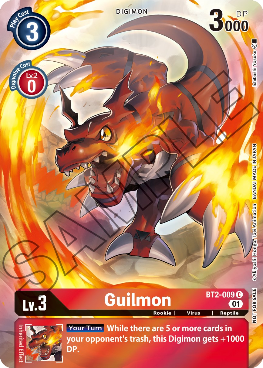 Guilmon [BT2-009] (Tamer's Card Set 1) [Release Special Booster Promos] | Arkham Games and Comics