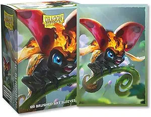Brushed Art: Spirit Animals – Burnbug 100CT Card Sleeves | Arkham Games and Comics