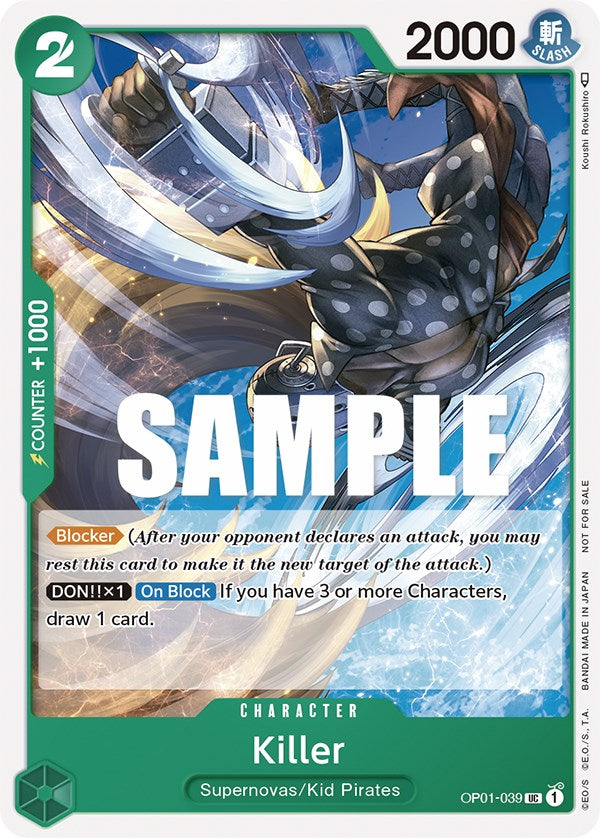 Killer (Promotion Pack 2023) [One Piece Promotion Cards] | Arkham Games and Comics