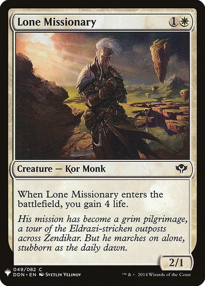 Lone Missionary [Mystery Booster] | Arkham Games and Comics