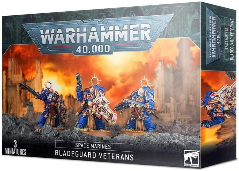 Warhammer 40,000 Space Marines: Bladeguard Veterans | Arkham Games and Comics
