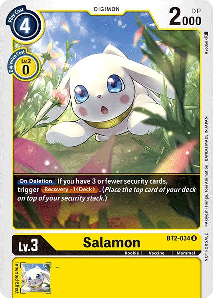 Salamon [BT2-034] (Official Tournament Pack Vol.3) [Release Special Booster Promos] | Arkham Games and Comics