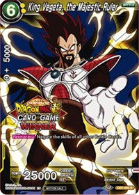 King Vegeta, the Majestic Ruler (Winner Stamped) (DB1-066) [Tournament Promotion Cards] | Arkham Games and Comics