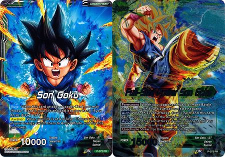 Son Goku // Full-Size Power Son Goku (P-072) [Promotion Cards] | Arkham Games and Comics